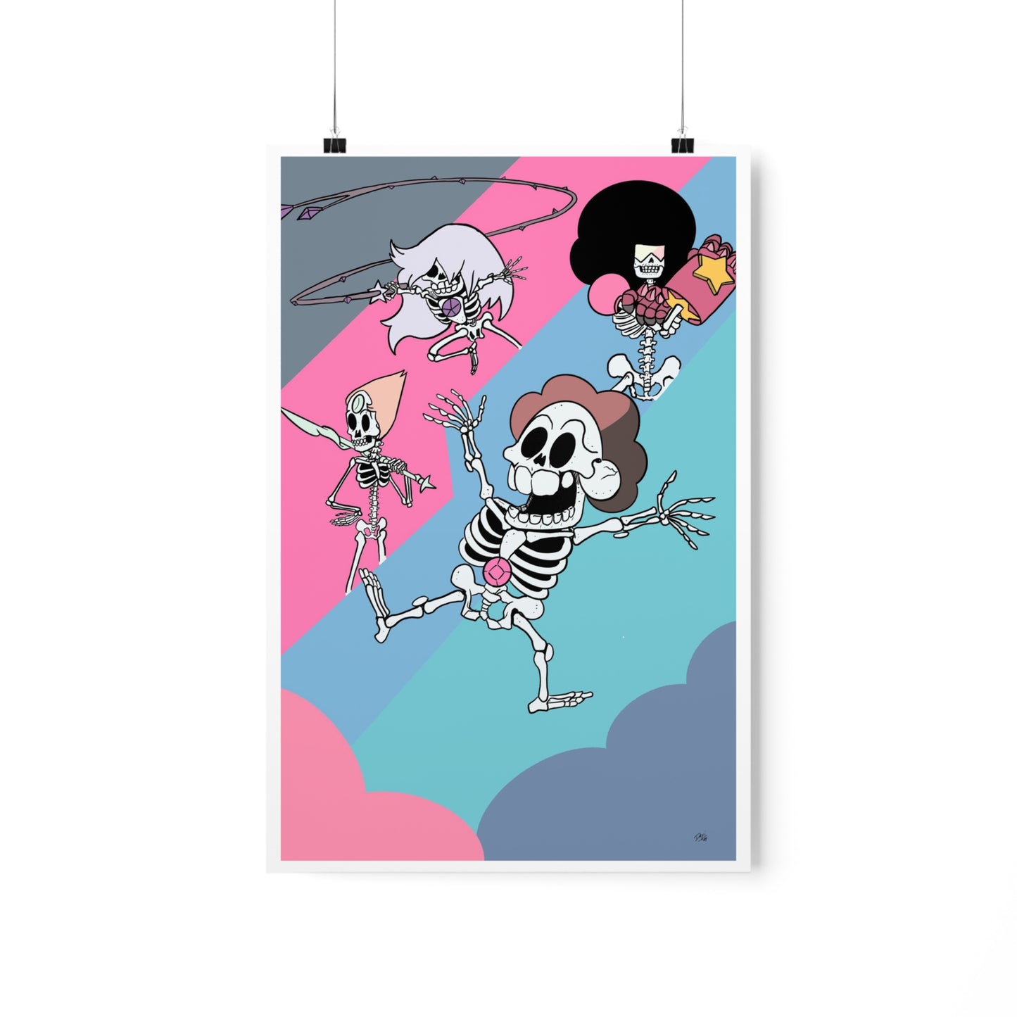 Skeleton Universe Print