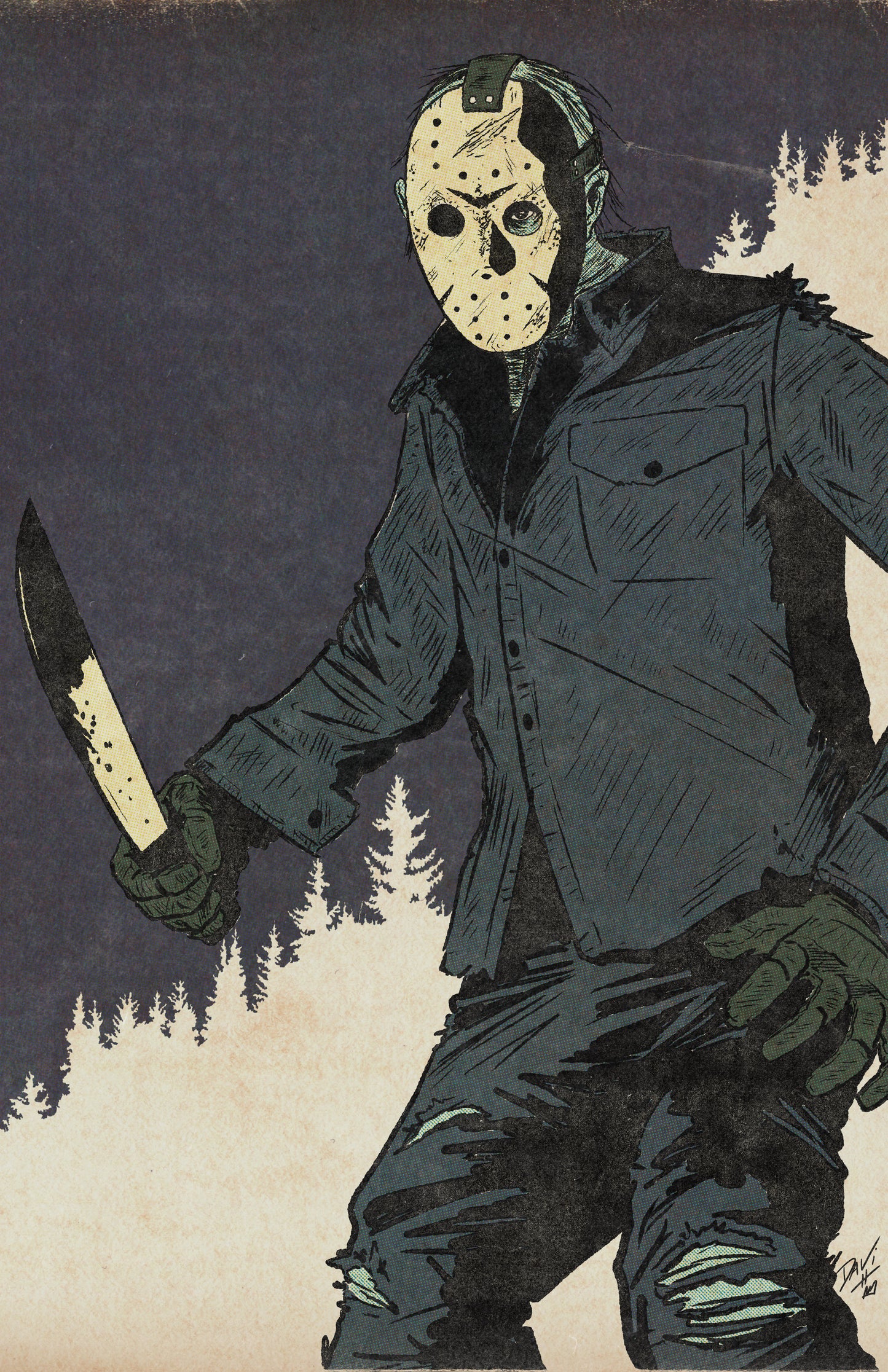 Jason Vorhees - Friday The 13th Print