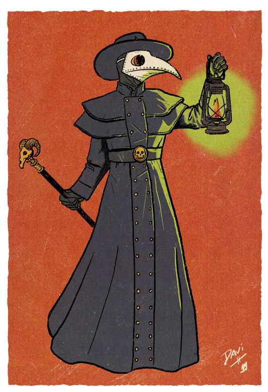 All Hallows' Plague Doctor Print