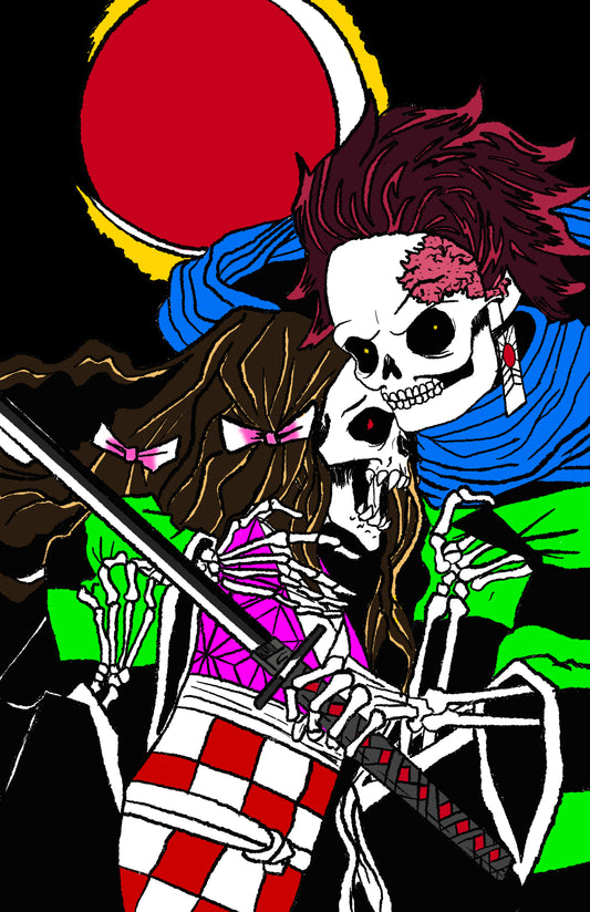 Skeleton Slayer Print