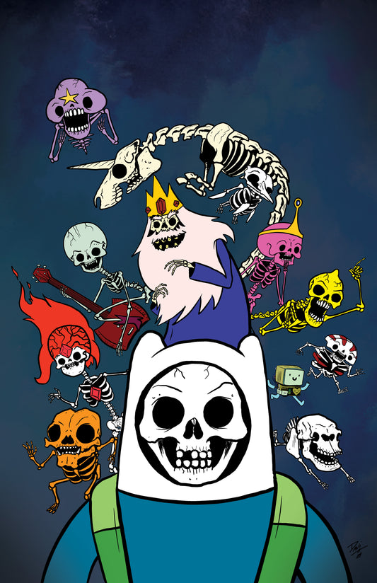 Skeleton Time Print