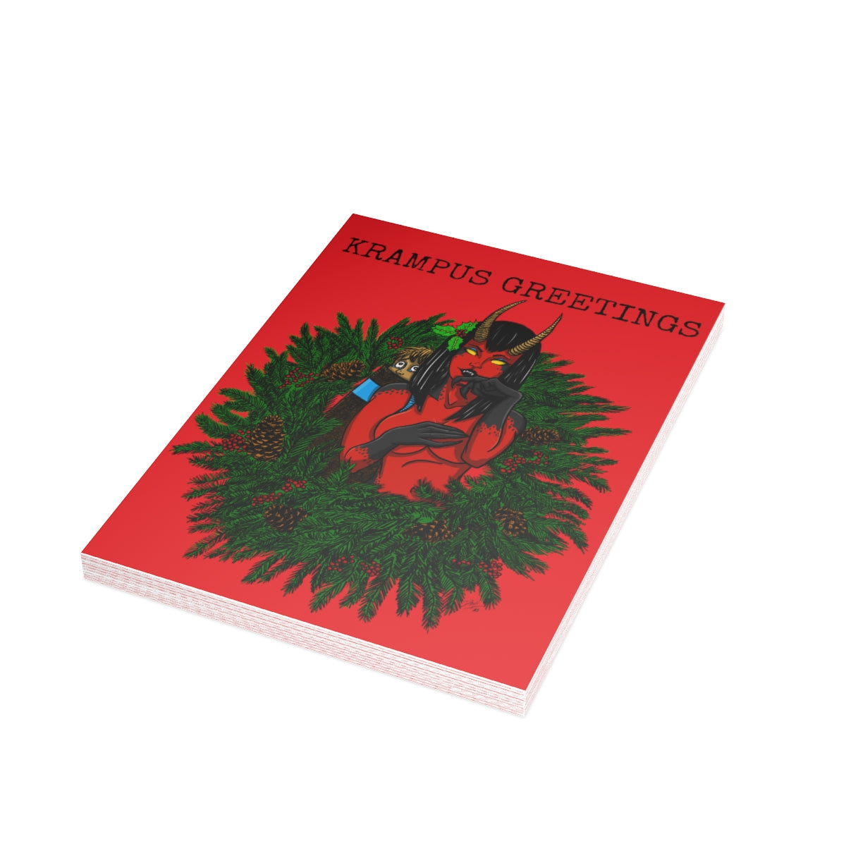 Naughty List Greeting Cards (10 Pack)