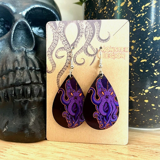 Face of Cthulhu Earrings