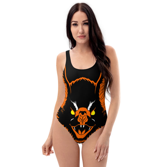 All Hallow's Bat One Piece Swimsuit