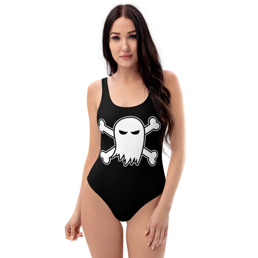 Ghost & Crossbones One Piece Swimsuit