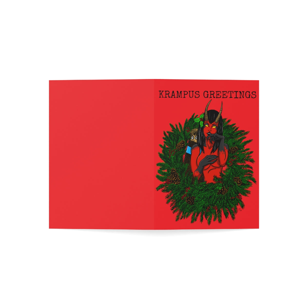 Naughty List Greeting Cards (10 Pack)