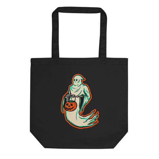 Trick Or Treat Ghost Tote Bag