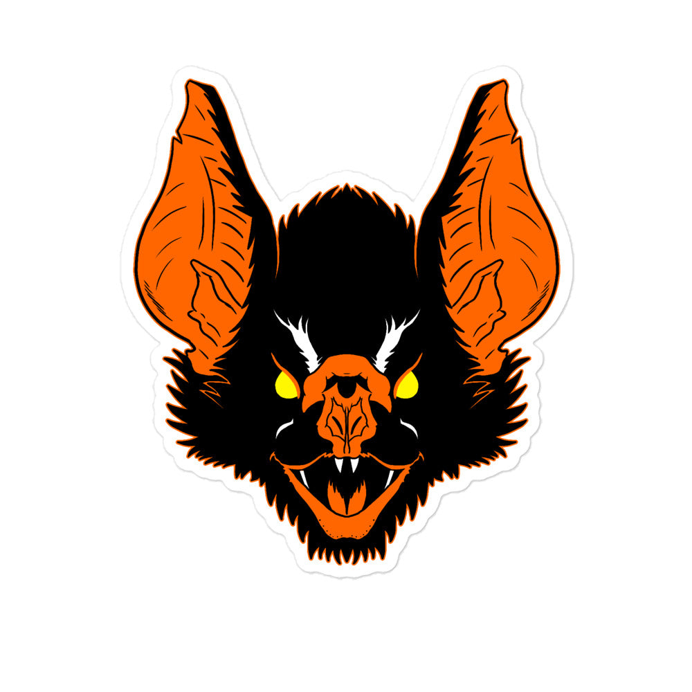 All Hallows' Retro Bat Sticker