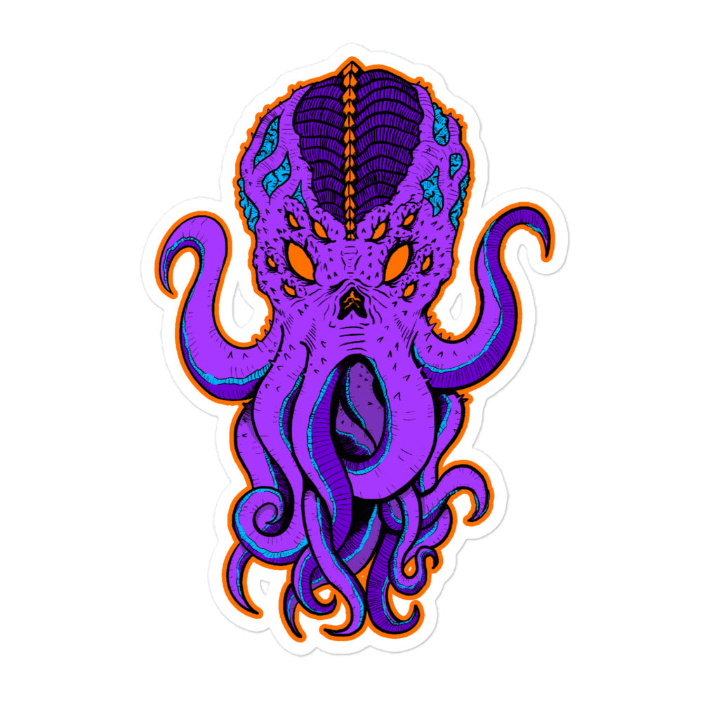 Face Of Cthulhu Sticker