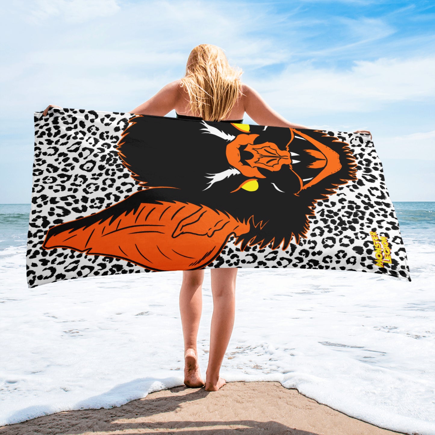 All Hallows' Bat Beach Towel