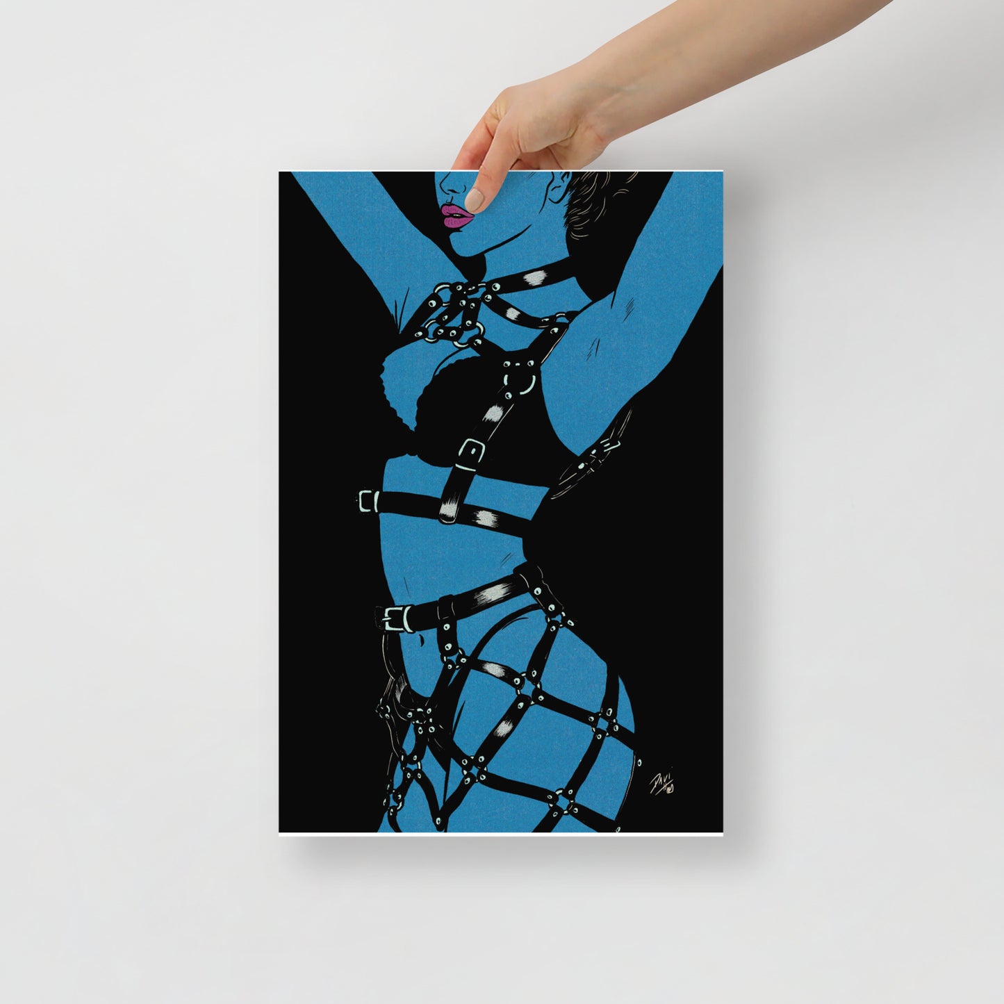 The Blue Girl Print
