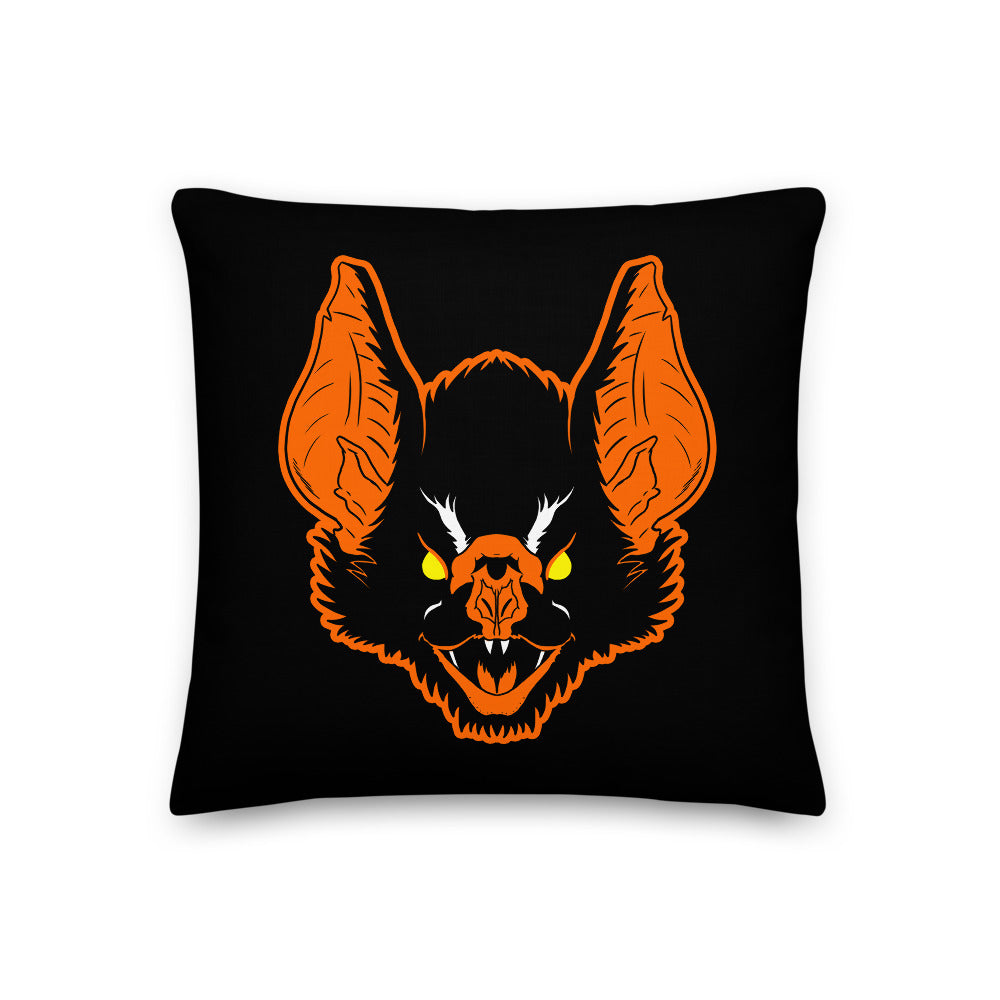 All Hallow's Bat Premium Throw Pillow