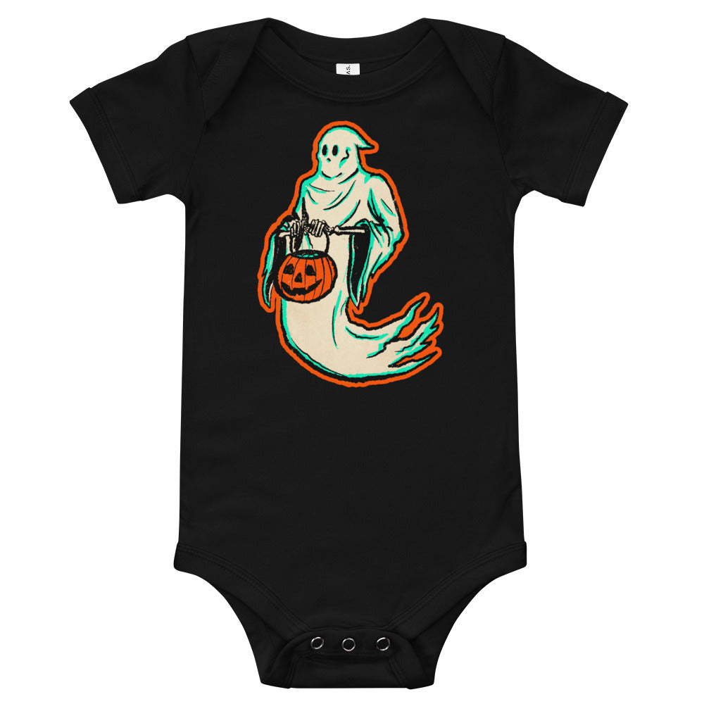 Trick Or Treat Ghost Baby Bodysuit