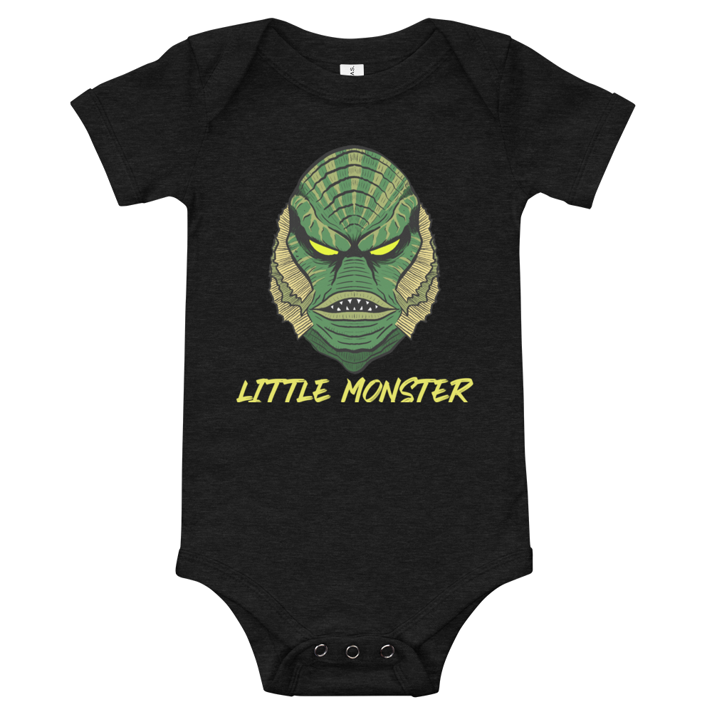 Little Monster Baby Bodysuit - Deep One